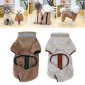 Haustier Hund Katze Warme Pullover Weste Fleece Mantel Jacke Welpen T-Shirt  v