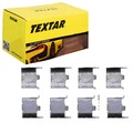TEXTAR MONTAGE-SATZ BREMSBELÄGE ZUBEHÖR HINTEN passend für TOYOTA CARINA CELICA 