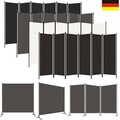3/4/5/6-tlg.Raumteiler Trennwand Paravent Umkleide Sichtschutz Spanische Wand DE