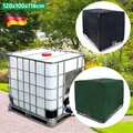 IBC Abdeckplane Schutzhülle Plane Haube Folie Regenwassertank Für Container DHL