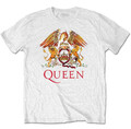  T-Shirt Queen Classic Crest weiß OFFIZIELL