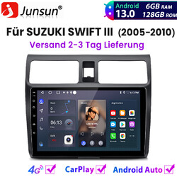 6+128GB Carplay Android13 Autoradio GPS NAVI DAB+ Für Suzuki Swift III 2005-2010