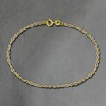 GoldDream 8 Karat Armband 19cm Damen 333er Gold bicolor Zopf GDA0529T