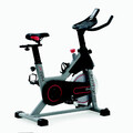 JK Fitness Spin Bike Mechanischer Heimtrainer JK504 mit 18 kg Schwungrad Schwarz