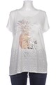 Comma T-Shirt Damen Shirt Kurzärmliges Oberteil Gr. EU 44 Weiß #vfxtt14