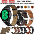 Echtes Leder Armband Für Samsung Galaxy Watch 4 Classic 42 46mm Watch 3 41/45mm