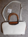 L.CREDI Filiberta Crossbody Bag Umhängetasche Tasche White weiß beige Neu