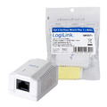 LogiLink CAT 6a Netzwerkdose Aufputz FTP 1x RJ45 Buchse Netzwerk Daten LAN Dose