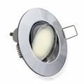 10x LED Einbaustrahler Set GU10 230V 1-9W rund Einbauspot 65-70mm Lochmaß Licht