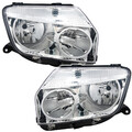 Scheinwerfer Set für Dacia Duster H79 H1 / H7 2010-2013 ChromE