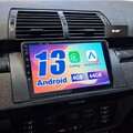 4+64G Für BMW 5er E39 X5 E53 M5 DAB+ Android 14 Autoradio Carplay GPS RDS USB BT