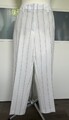 Raffaello Rossi Hose Olessa 7/8 Gr. 42 Natur Beige Gestreift Neuwertig 