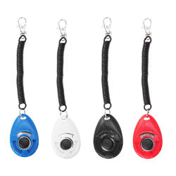  UEETEK 4PCS Professioneller Hundeklicker Big Button Training Clicker mit