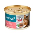 ZooRoyal Mousse mit Lachs 12×85g Katzennassfutter Katzen Dosen 