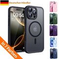 MagSafe Hülle für iPhone 17 16 15 14 13 12 11 Pro Max Plus Kameraschutz Stoßfest