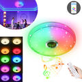 LED Deckenleuchte 36W RGB Farbwechsel mit Bluetooth Musiksteuerung Partylampe FB