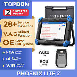 TOPDON Phoenix Lite 2 Profi KFZ OBD2 Diagnosegerät Scanner ECU Coding 35Services