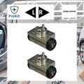 2x ORIGINAL® Delphi Radbremszylinder Vorne, Hinten, Links, Rechts für VW