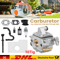 Vergaser Zündkerze Kit für Stihl MS180 MS170 MS 170C MS 180C 017 018 Kettensäge