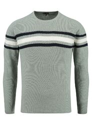 Key Largo Strick Pullover Herren Booking mit Querstreifen Slim Fit MST00119 