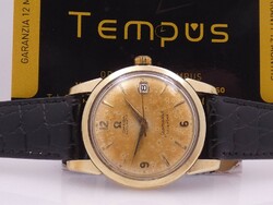 OMEGA SEAMASTER CALENDAR AUTOMATIK 2849 STAHL & 18 KT GOLD JAHR 1954 UHR