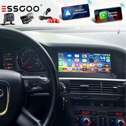 Für Audi A6 C6 4F MMI 3G 2010-2012 Carplay Android 14 Autoradio GPS 6+128G DVR+