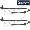 2x Sensor für Raddrehzahl topran 111078 2 Sensor Raddrehzahl links rechts