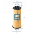 UFI 25.185.00 Ölfilter Filtereinsatz für BMW 2 Gran Tourer (F46) X1 (F48)