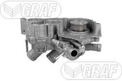 Wasserpumpe Motorkühlung GRAF PA1372 mit Gehäuse für VW GOLF 7 5G1 BQ1 BE1 BE2 5