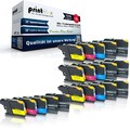20x Ersatz kompatible Tintenpatronen für Brother LC-223 XXL Kassetten Drucker Pl