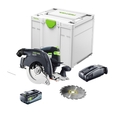 Festool HKC 55 EB-Basic Handkreissäge 18 V 160 mm + 1x 8,0 Ah + Schnellladegerät