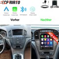9.7" Android 15 Autoradio GPS Navi WIFI Carplay Für Opel Insignia 2009-2013 +Kam