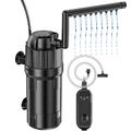 5-in-1 Aquarium Innenfilter mit UV 3w Aquarium Filter Pumpe Einstellbarer 500L/h