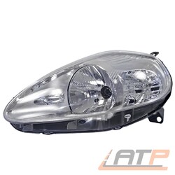 SCHEINWERFER H4 LINKS FÜR FIAT GRANDE PUNTO 199 ALLE BJ 10.05-06.08### NUR FÜR GELBEN ANSCHLUSSSTECKER PASSEND ###