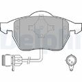 1x Bremsbelagsatz, Scheibenbremse DELPHI LP784 passend für AUDI FORD VW