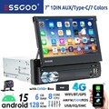 DAB+ 6+128G Android 15 Carplay Autoradio GPS Navi AM RDS Bluetooth 4G WiFi 1 DIN