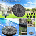 180L/H SolarPumpe Solar Springbrunnen Fontäne Teichpumpe Teich Wasserspiel 16CM