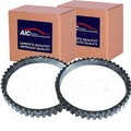 2X AIC ABS-SENSORRINGE VORNE BEIDSEITIG HINTEN PASSEND FÜR AUDI 100 200 80 90