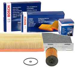 BOSCH FILTER INSPEKTIONSPAKET passend für AUDI Q3 VW TIGUAN 5N CADDY 4 YETI 5L