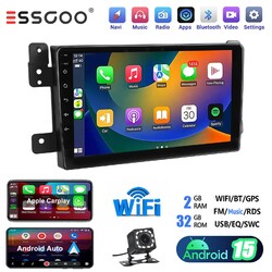 CarPlay 2+32G Android15 Autoradio GPS Nav Für Suzuki Grand Vitara 2005-15 Kamera