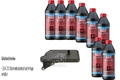 8 L LIQUI MOLY DSG Getriebeöl 8100 FEBI Getriebeölfilter für VW Golf IV 3.2 R32