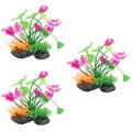  3 Count Pflanzen Für Aquarium Fischtankdekorationen Künstliche Aquariumpflanzen