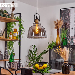 Moderne Pendel Hänge Lampen Leuchte Rauchglas Ess Wohn Schlaf Zimmer Beleuchtung