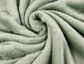 WELLNESS Fleece Stoff Decke Kissen kuschelweich plüschig PATINAGRÜN EUR 9,98/m