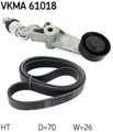 SKF VKMA61018 Keilrippenriemensatz Keilriemen Satz Keilriemensatz für Toyota 