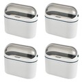  4 Count Desktop-Mülleimer Büro Abfallbehälter Mit Deckel Küchenmüll Kann
