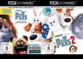 Pets 1+2 - 4K Ultra HD Blu-ray # 2-UHD+2-BLU-RAY-SET-NEU