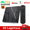 2025 Smart TV BOX 128GB+4GB Netzwerk Media Player Quad Core Android 14.0 WIFI6