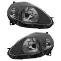 Scheinwerfer Set links & rechts Klarglas / anthrazit für Fiat Punto Van Grande