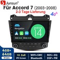 Für Honda Accord 7 VII 2003-2007 Android 14 Autoradio GPS Navi 4+64GB Carplay 4G